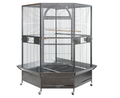YES4PETS 185cm XXL Corner Bird Cage Pet Parrot Aviary Perch Castor Wheel V278-B074-XXL-185CM