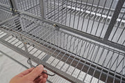 YES4PETS XL 184 cm Bird Cage Pet Parrot Aviary Perch Castor Wheel Removable Divider V278-B078