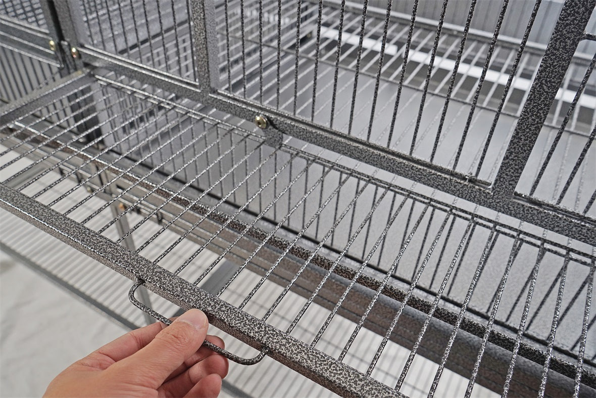 YES4PETS XL 184 cm Bird Cage Pet Parrot Aviary Perch Castor Wheel Removable Divider V278-B078