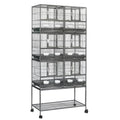 YES4PETS 208cm XXL Stackable Breeding Bird Budgies Aviary Cage V278-B083-1