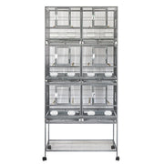 YES4PETS 208cm XXL Stackable Breeding Bird Budgies Aviary Cage V278-B083-1