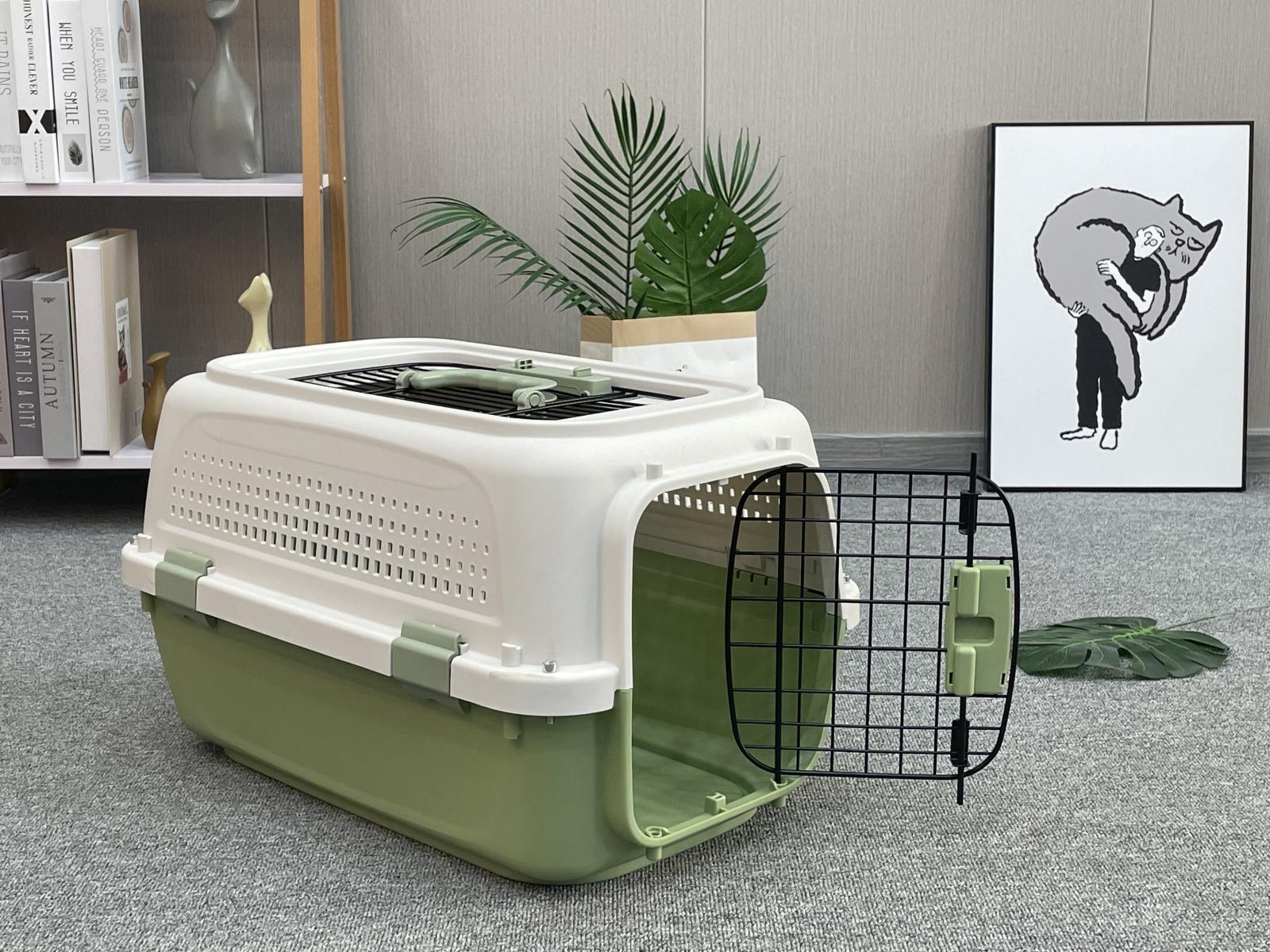 YES4PETS Small Dog Cat Rabbit Crate Pet Kitten Carrier Parrot Cage Green V278-BH-1-S-SKYLIGHT-GREEN