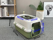 YES4PETS Small Dog Cat Rabbit Crate Pet Kitten Carrier Parrot Cage Green V278-BH-1-S-SKYLIGHT-GREEN