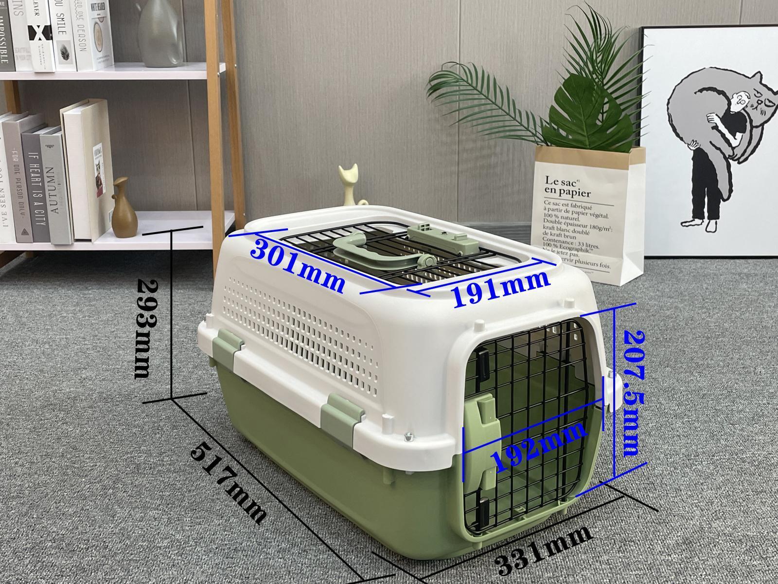 YES4PETS Small Dog Cat Rabbit Crate Pet Kitten Carrier Parrot Cage Green V278-BH-1-S-SKYLIGHT-GREEN