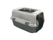 YES4PETS Small Dog Cat Rabbit Crate Pet Kitten Carrier Parrot Cage Grey V278-BH-1-S-SKYLIGHT-GREY