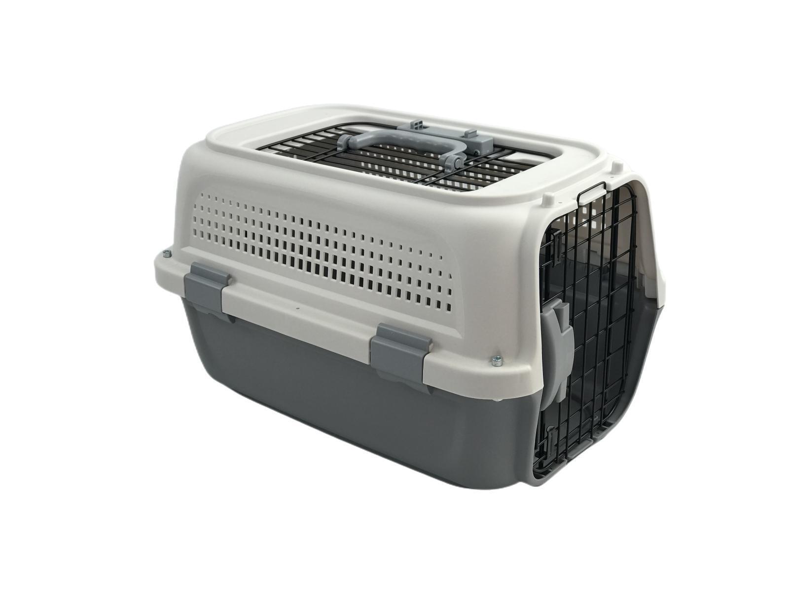 YES4PETS Small Dog Cat Rabbit Crate Pet Kitten Carrier Parrot Cage Grey V278-BH-1-S-SKYLIGHT-GREY