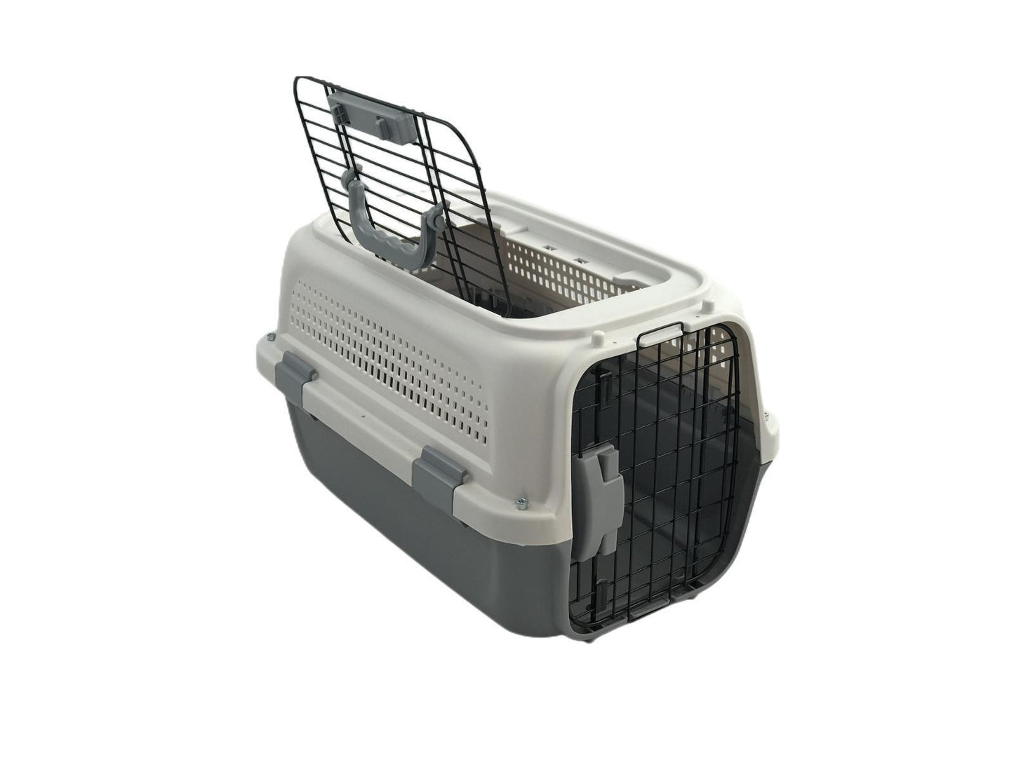 YES4PETS Small Dog Cat Rabbit Crate Pet Kitten Carrier Parrot Cage Grey V278-BH-1-S-SKYLIGHT-GREY