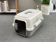 YES4PETS Medium Dog Cat Rabbit Crate Pet Kitten Carrier Parrot Cage Grey V278-BH-4-M-GREY