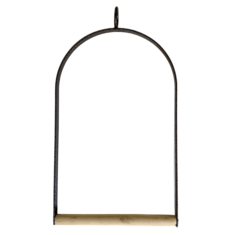 YES4PETS Bird Cage Jumbo Swing Metal Arch Frame Wood Perch Canary Pet Parrot Hanging Toy V278-BIRD-SWING-SETS