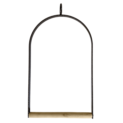 YES4PETS Bird Cage Jumbo Swing Metal Arch Frame Wood Perch Canary Pet Parrot Hanging Toy V278-BIRD-SWING-SETS