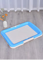 YES4PETS Large Portable Dog Potty Training Tray Pet Puppy Toilet Trays Loo Pad Mat Blue V278-BP103-POTTY-L-BLUE