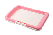 YES4PETS Large Portable Dog Potty Training Tray Pet Puppy Toilet Trays Loo Pad Mat Pink V278-BP103-POTTY-L-PINK