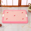 YES4PETS Small Portable Dog Potty Training Tray Mat Pet Puppy Toilet Trays Loo Pad Pink V278-BP130-1-POTTY-S-PINK