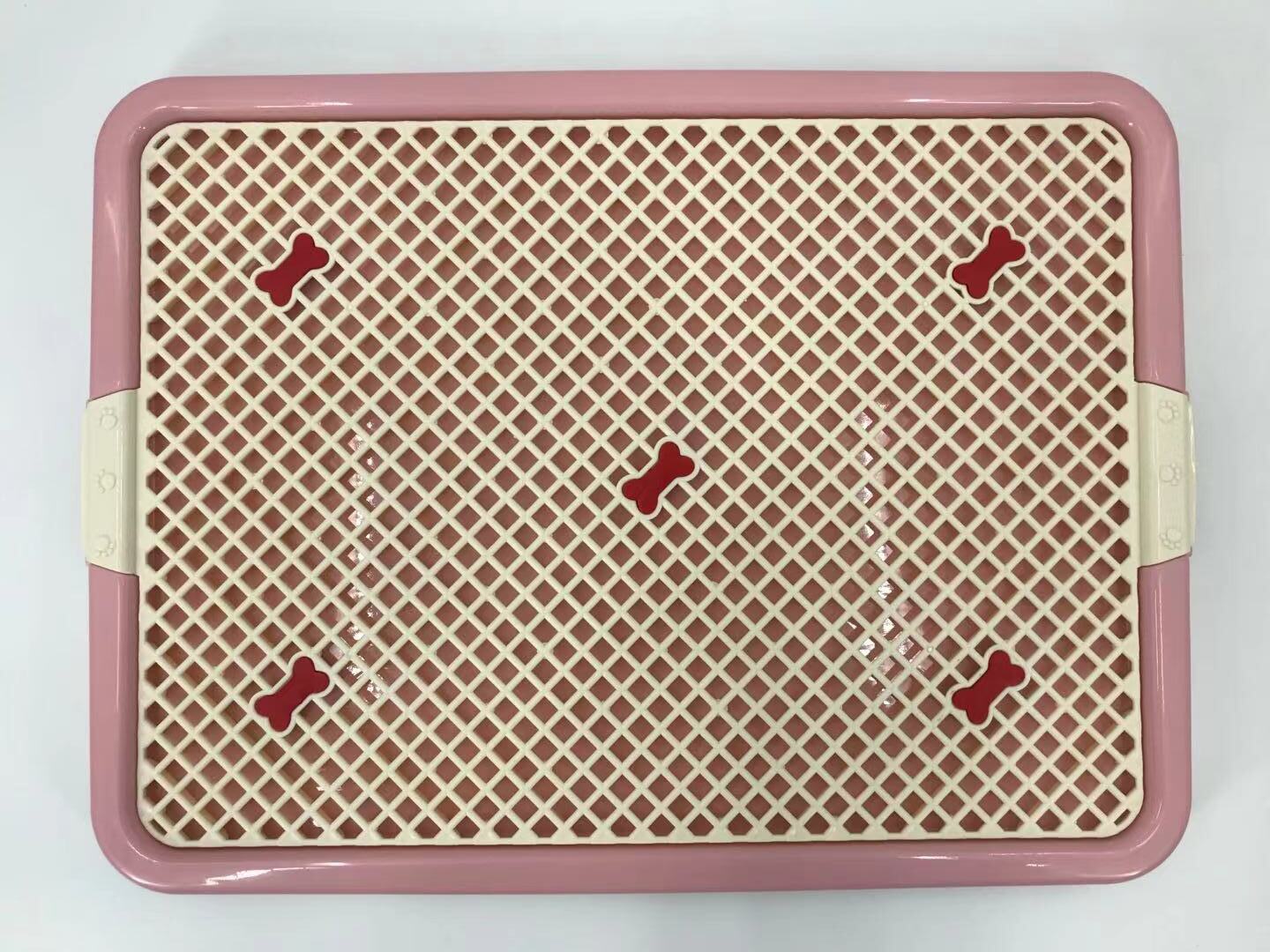 YES4PETS Small Portable Dog Potty Training Tray Mat Pet Puppy Toilet Trays Loo Pad Pink V278-BP130-1-POTTY-S-PINK