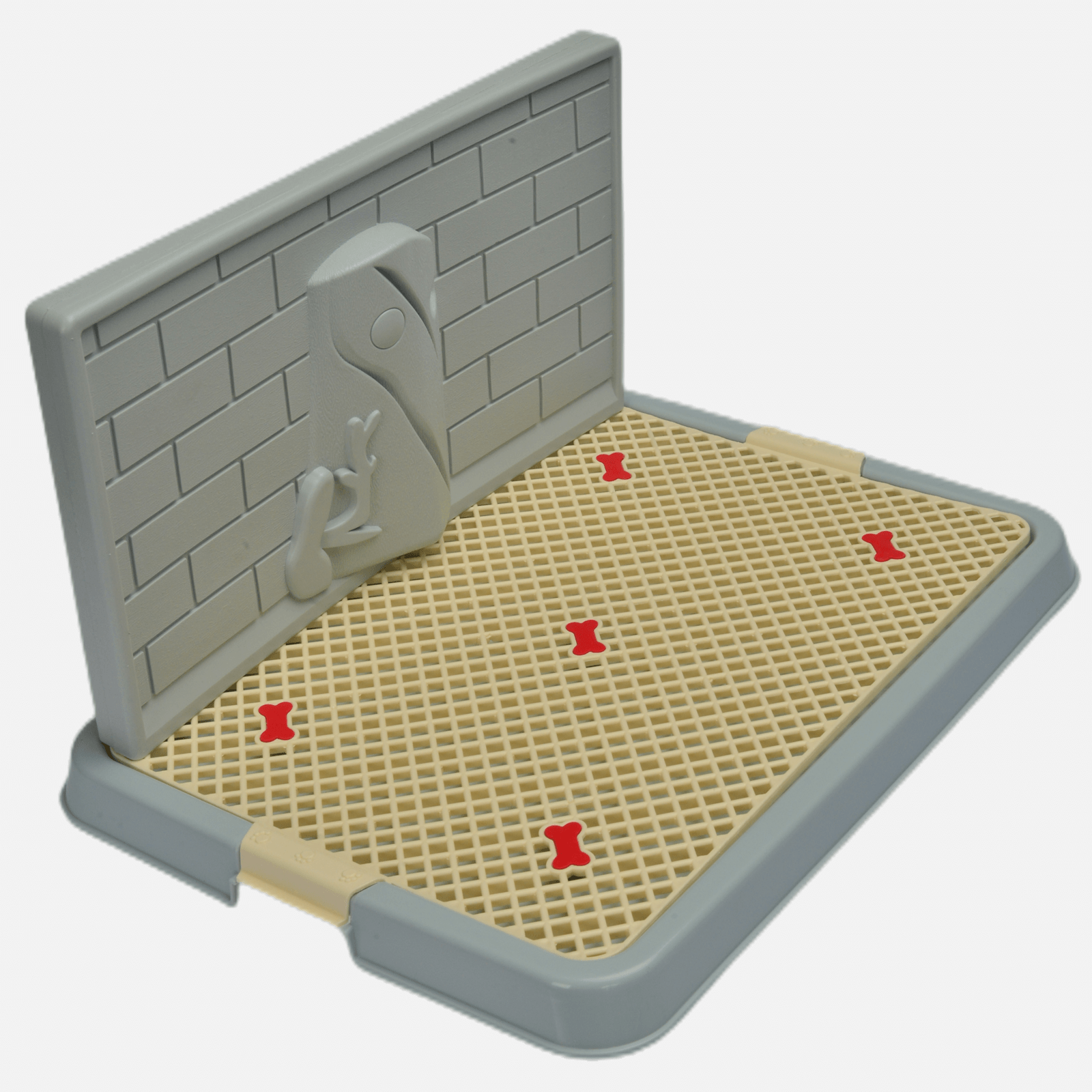 YES4PETS Small Portable Dog Potty Training Tray Pet Puppy Toilet Trays Loo Pad Mat Blue V278-BP130-S-POTTY-WALL-BLUE