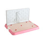 YES4PETS Small Portable Dog Potty Training Tray Pet Puppy Toilet Trays Loo Pad Mat Pink V278-BP130-S-POTTY-WALL-PINK