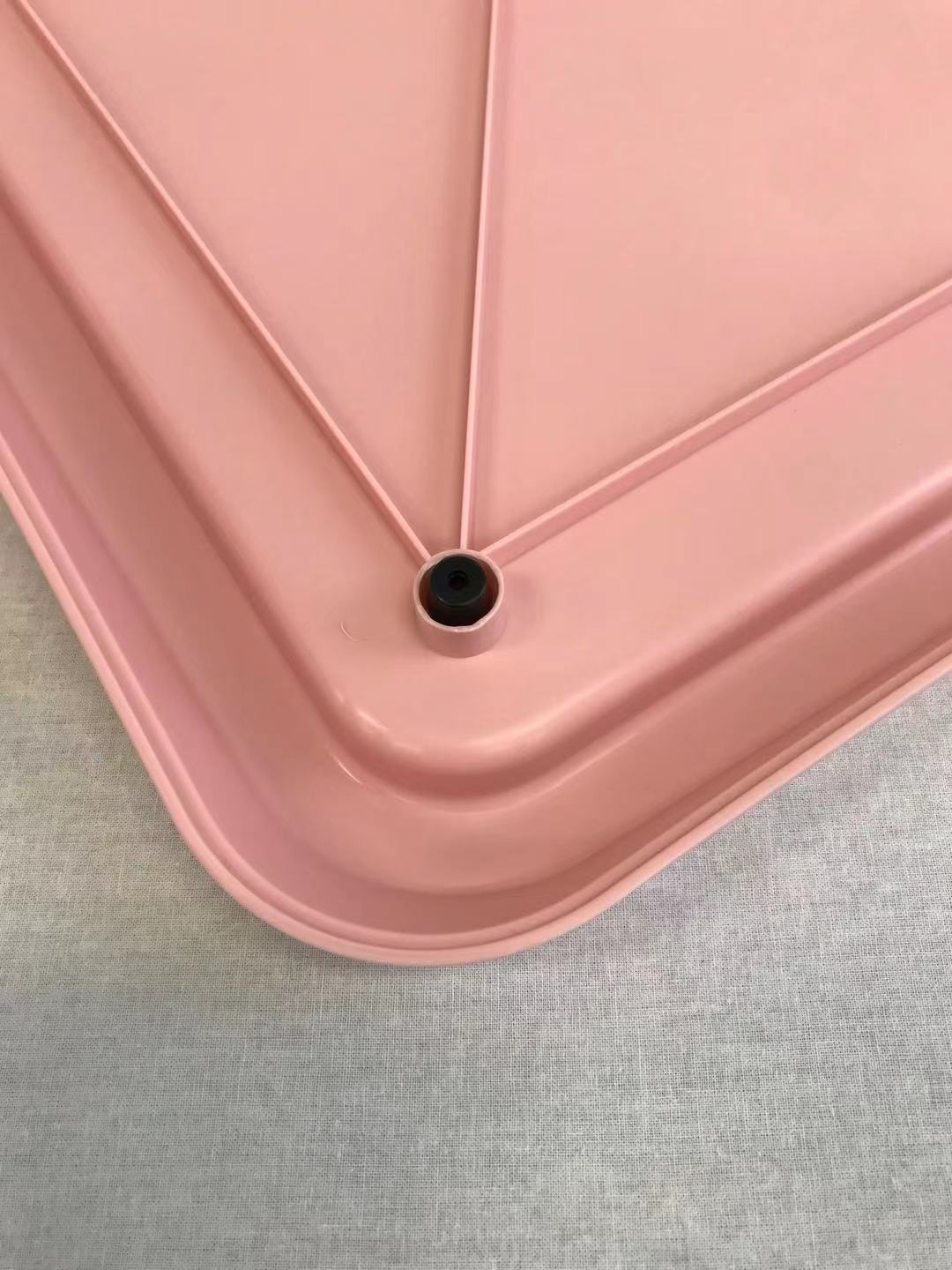 YES4PETS Large Portable Dog Potty Training Tray Pet Puppy Toilet Trays Loo Pad Mat Pink V278-BP131-1-POTTY-L-PINK
