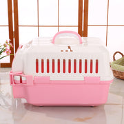 YES4PETS Small Dog Cat Crate Pet Carrier Rabbit Guinea Pig Cage With Tray-Pink V278-BP148-CARRIER-S-PINK