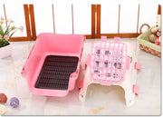 YES4PETS Small Dog Cat Crate Pet Carrier Rabbit Guinea Pig Cage With Tray-Pink V278-BP148-CARRIER-S-PINK