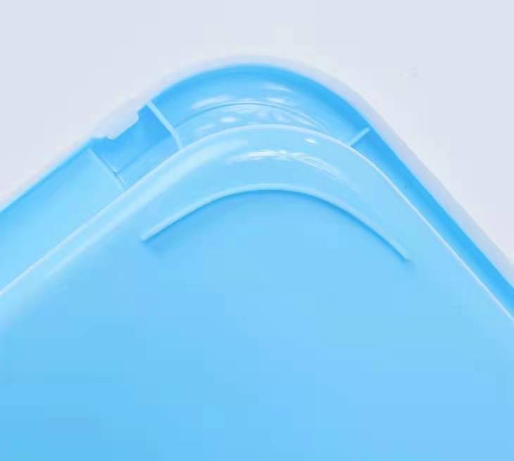 YES4PETS Large Deep Cat Kitty Litter Tray High Wall Pet Toilet Tray With Scoop Blue V278-BP151-LITTER-TRAY-BLUE
