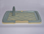 YES4PETS Medium Portable Dog Potty Training Tray Pet Puppy Toilet Trays Loo Pad Mat Blue V278-BP159-M-POTTY-POLE-BLUE