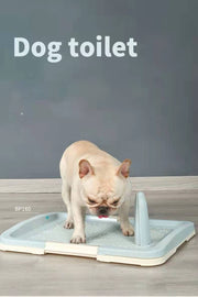 YES4PETS Medium Portable Dog Potty Training Tray Pet Puppy Toilet Trays Loo Pad Mat Blue V278-BP159-M-POTTY-POLE-BLUE