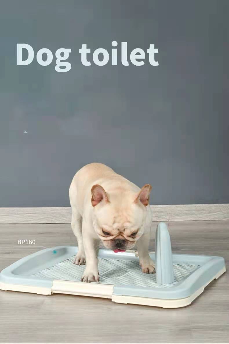 YES4PETS Medium Portable Dog Potty Training Tray Pet Puppy Toilet Trays Loo Pad Mat Blue V278-BP159-M-POTTY-POLE-BLUE