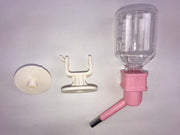 YES4PETS 2 x Pet Hanging Water Bottle No Drip Water Dispenser Rabbit Dog Cat Drinking Bottle-Pink V278-BP180-PET-BOTTLE-PINK