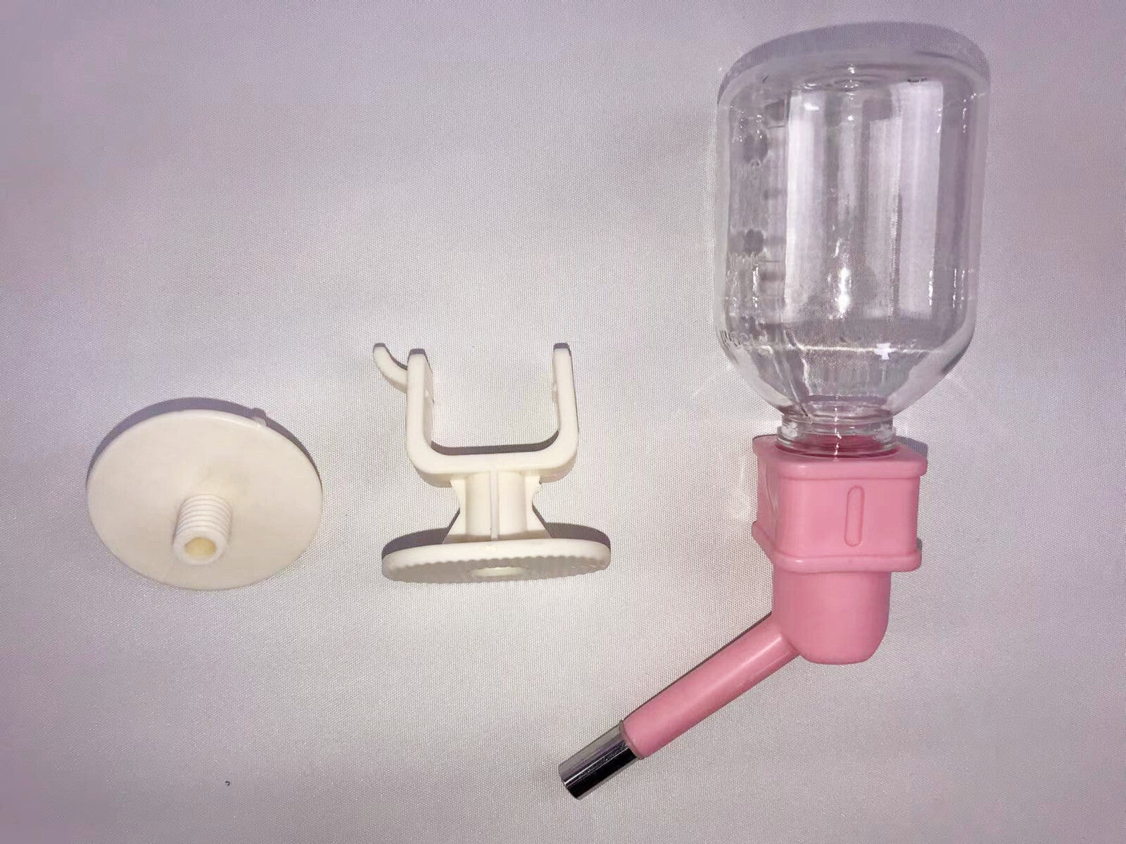 YES4PETS 2 x Pet Hanging Water Bottle No Drip Water Dispenser Rabbit Dog Cat Drinking Bottle-Pink V278-BP180-PET-BOTTLE-PINK
