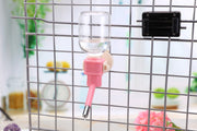 YES4PETS 2 x Pet Hanging Water Bottle No Drip Water Dispenser Rabbit Dog Cat Drinking Bottle-Pink V278-BP180-PET-BOTTLE-PINK