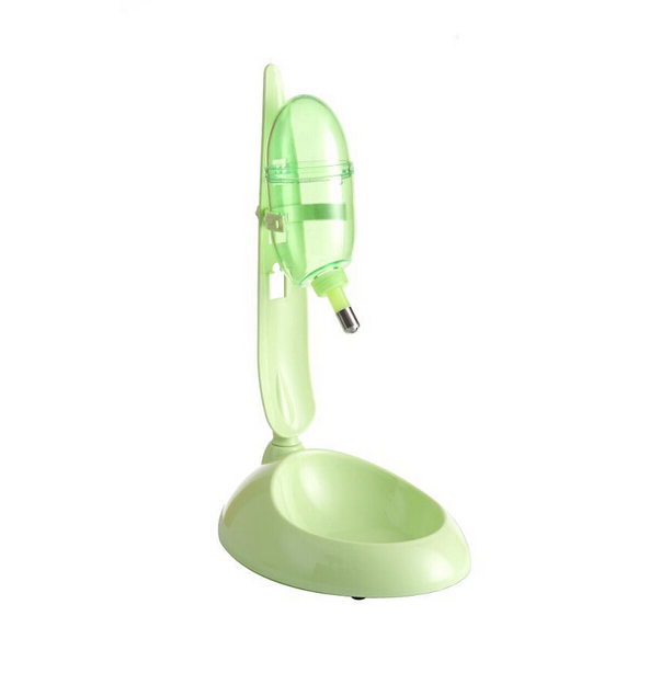 YES4PETS Dog Cat Guinea Pig Water Food Feeder Rabbit Bowl Dispenser Bottle-Green V278-BP186-PET-FEEDER-GREEN