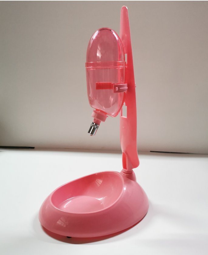 YES4PETS Dog Cat Guinea Pig Water Food Feeder Rabbit Bowl Dispenser Bottle-Pink V278-BP186-PET-FEEDER-PINK