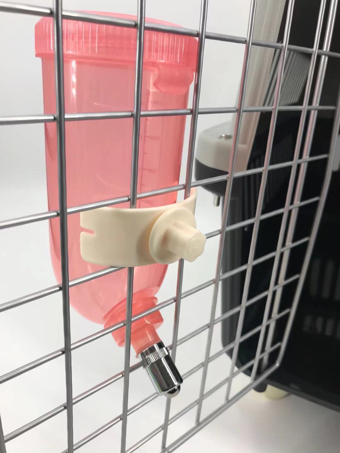 YES4PETS 500ml Dog Cat Hamster Rabbit Water Bottle Hanging Drinking Dispenser Feeder Pink V278-BP189-PET-BOTTLE-PINK