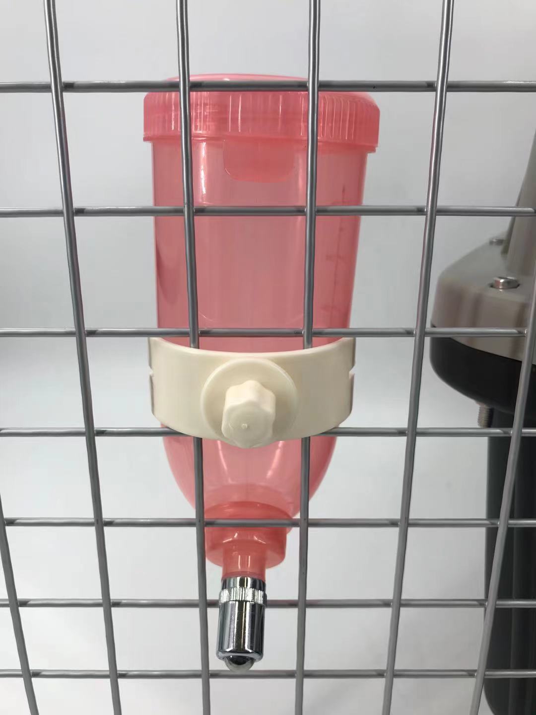 YES4PETS 500ml Dog Cat Hamster Rabbit Water Bottle Hanging Drinking Dispenser Feeder Pink V278-BP189-PET-BOTTLE-PINK