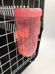 YES4PETS 500ml Dog Cat Hamster Rabbit Water Bottle Hanging Drinking Dispenser Feeder Pink V278-BP189-PET-BOTTLE-PINK