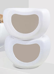 YES4PETS Cat Kitten Bed Cave Small Dog House Kennel Plastic Pet Pod Bedding Igloo White V278-BP200-CAT-NEST-WHITE