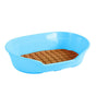 YES4PETS Pet Bed Small Plastic Dog Bedding Sleeping Resting Washable Basket Blue V278-BP218-DOGBED-S-BLUE