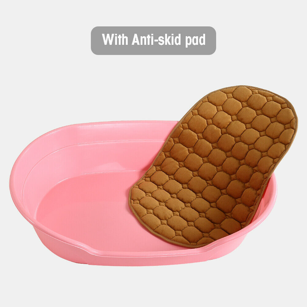 YES4PETS Pet Bed Small Plastic Dog Bedding Sleeping Resting Washable Basket Pink V278-BP218-DOGBED-S-PINK