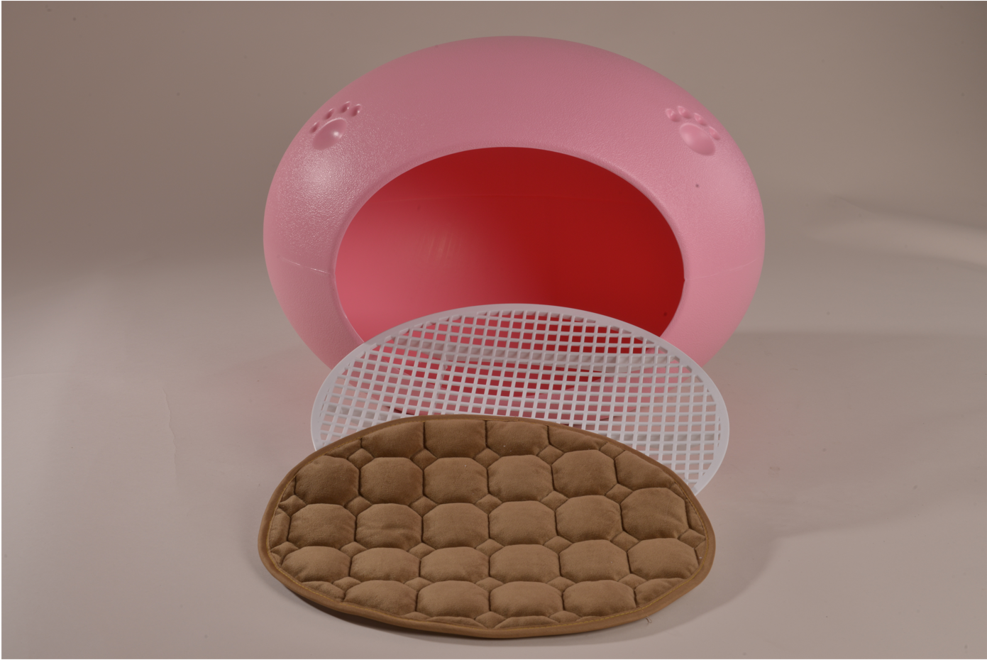 YES4PETS Medium Cave Cat Kitten Box Igloo Cat Bed House Dog Puppy House Pink V278-BP228-CAT-NEST-PINK