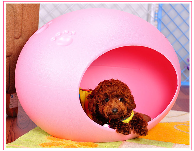 YES4PETS Medium Cave Cat Kitten Box Igloo Cat Bed House Dog Puppy House Pink V278-BP228-CAT-NEST-PINK