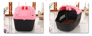 YES4PETS Small Portable Travel Dog Cat Crate Pet Carrier Cage Comfort With Mat-Pink V278-BP238-CARRIER-S-PINK