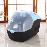 YES4PETS Medium Portable Travel Dog Cat Crate Pet Carrier Cage Comfort With Mat-Blue V278-BP239-CARRIER-M-BLUE