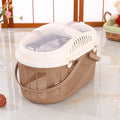 YES4PETS Small Dog Cat Crate Pet Rabbit Guinea Pig Ferret Carrier Cage With Mat-Brown V278-BP258-BROWN