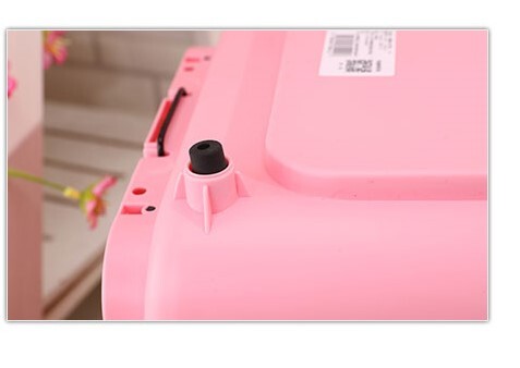 YES4PETS Small Portable Plastic Dog Cat Pet Pets Carrier Travel Cage With Tray-Pink V278-BP270-CARRIER-S-PINK