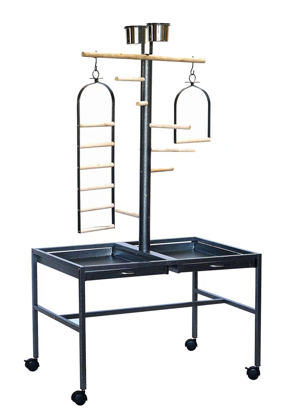 YES4PETS Large Bird Parrot Playpen Gym Toy Stand On Wheels V278-BS303