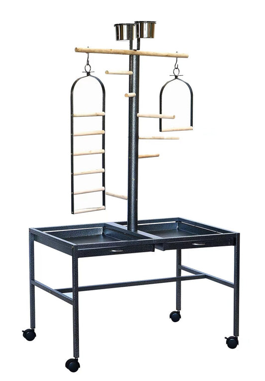 YES4PETS Large Bird Parrot Playpen Gym Toy Stand On Wheels V278-BS303