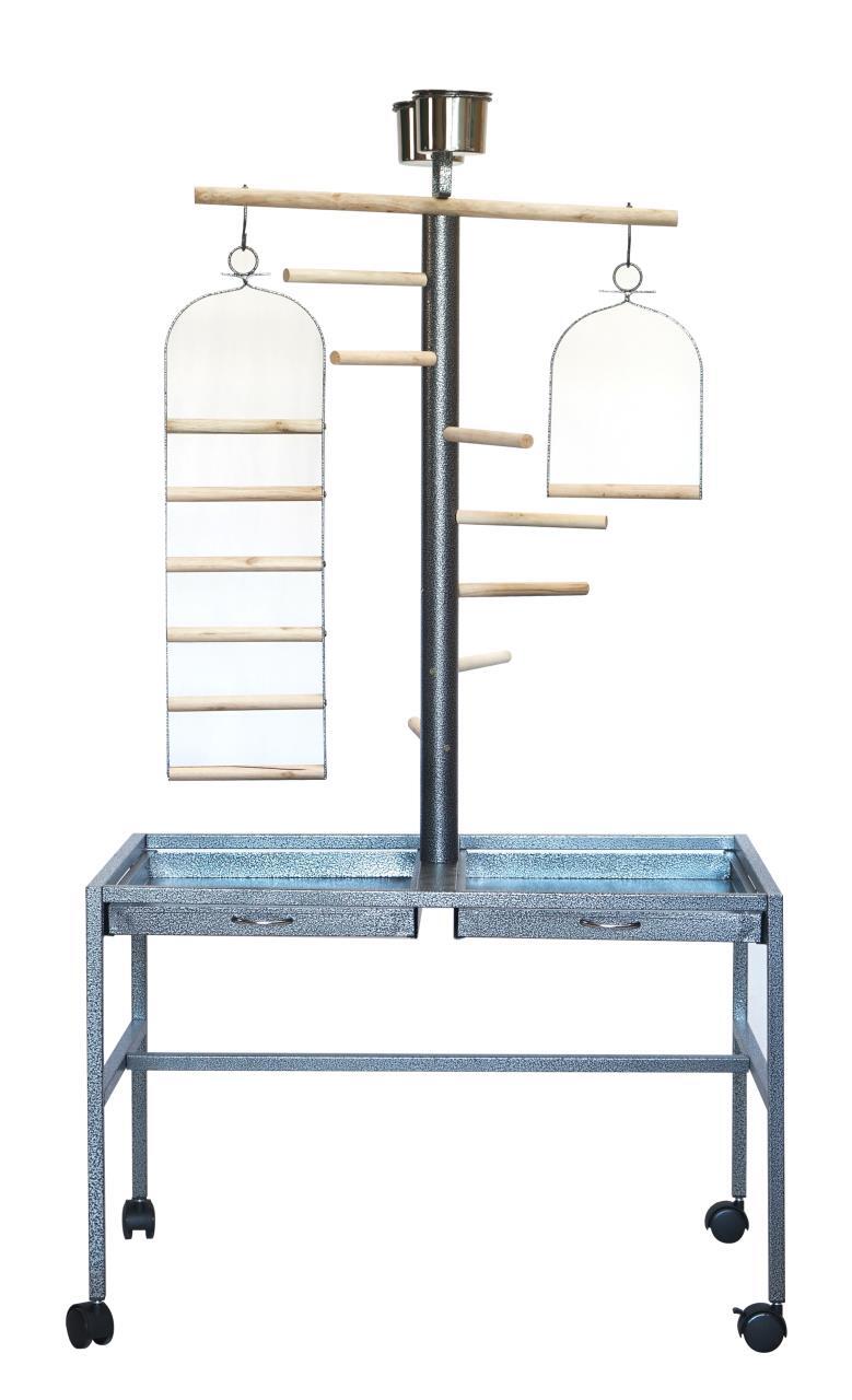 YES4PETS Large Bird Parrot Playpen Gym Toy Stand On Wheels V278-BS303