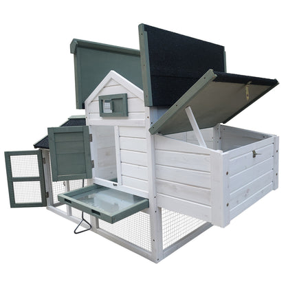 YES4PETS Medium Chicken Coop Rabbit Hutch Guinea Pig Cage Ferret House V278-CAGE-039ES