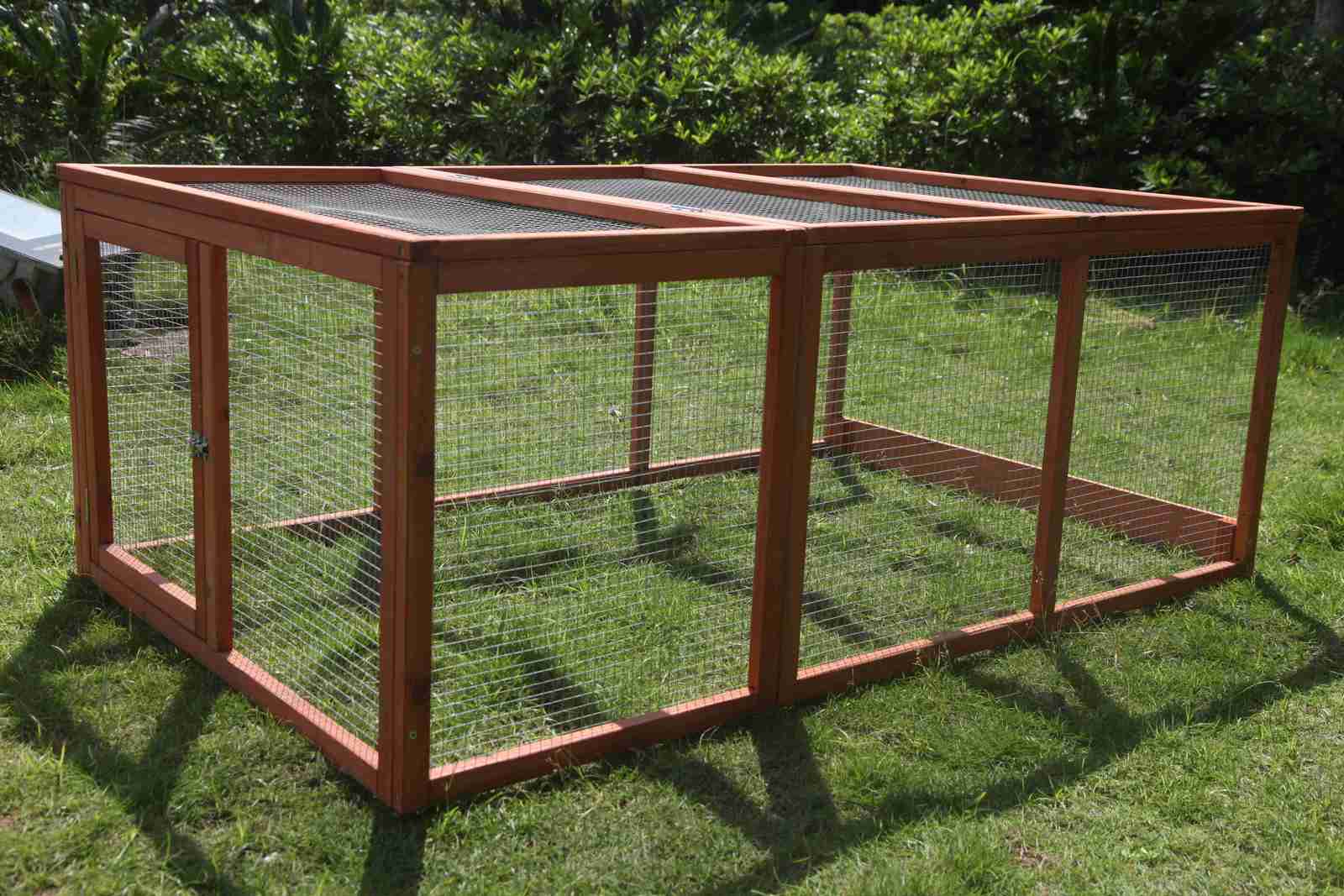 YES4PETS Large Chicken Coop Run Guinea Pig Cage Villa Extension Rabbit Hutch House Pen V278-CAGE32RUN