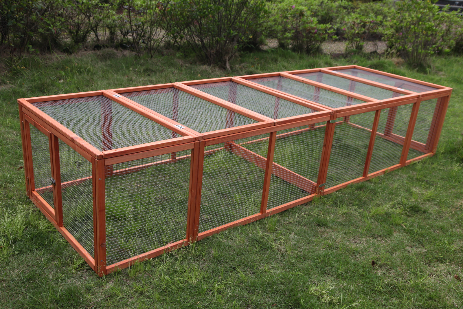 YES4PETS 290 cm XL Chicken Coop Run Guinea Pig Cage Villa Extension Rabbit Hutch Cat Kitten House Pen V278-CAGE32RUN-DOUBLE
